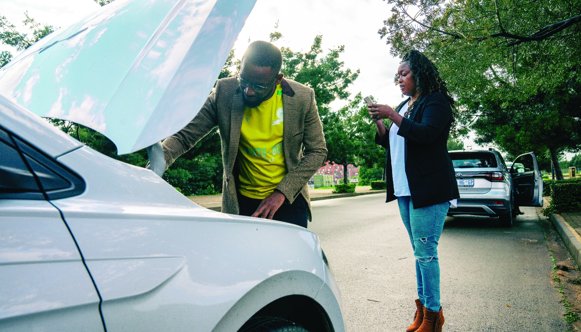 Vehicle inspection as part of the car insurance claims process